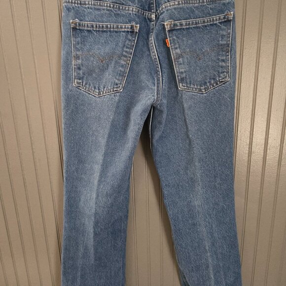 LEVIS Vintage 1981 Orange Tab 517 Jeans Size 33x32 20517-0217 - Picture 8 of 16
